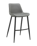 Banco Hopper PU gris pata negra