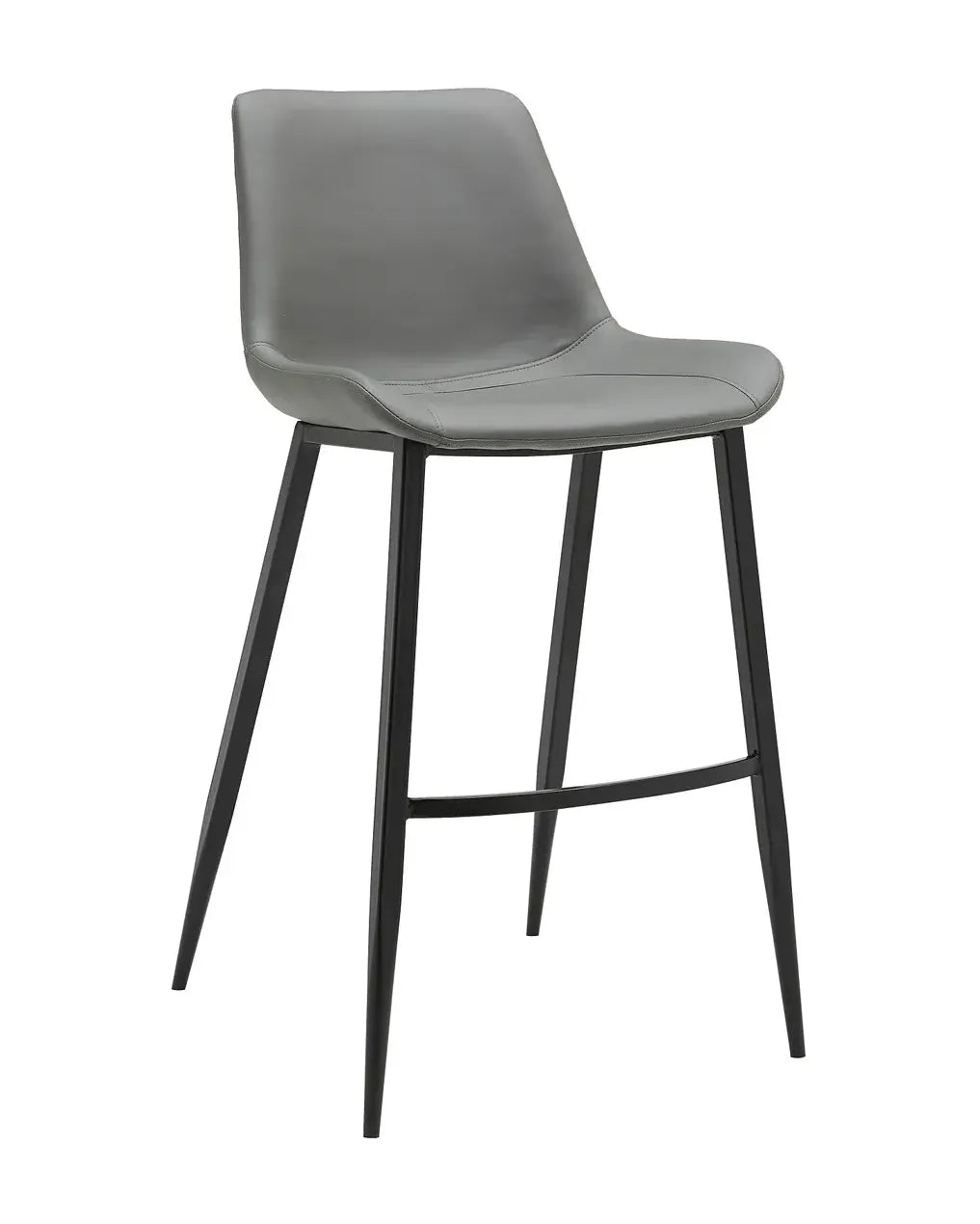 Banco Hopper PU gris pata negra