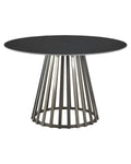 Mesa de comedor Rhea stone negra 1.3 metros