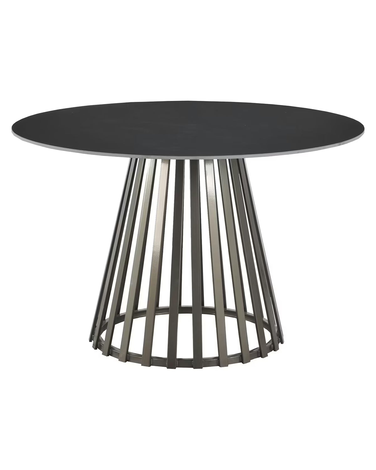 Mesa de comedor Rhea stone negra 1.3 metros
