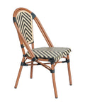 Silla de exterior French patas metal madera