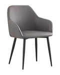 Silla ocasional Segovia PU grayge pata negra