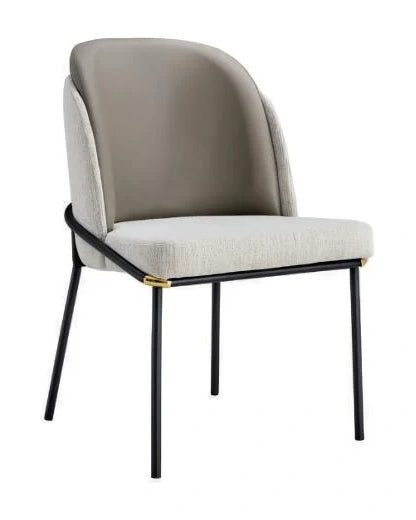 Silla Huma PU tela gris